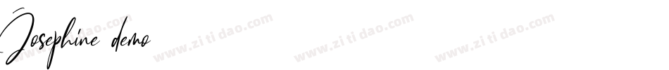 Josephine demo字体转换